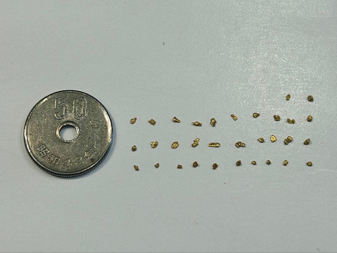 佐渡金山　砂金　31粒