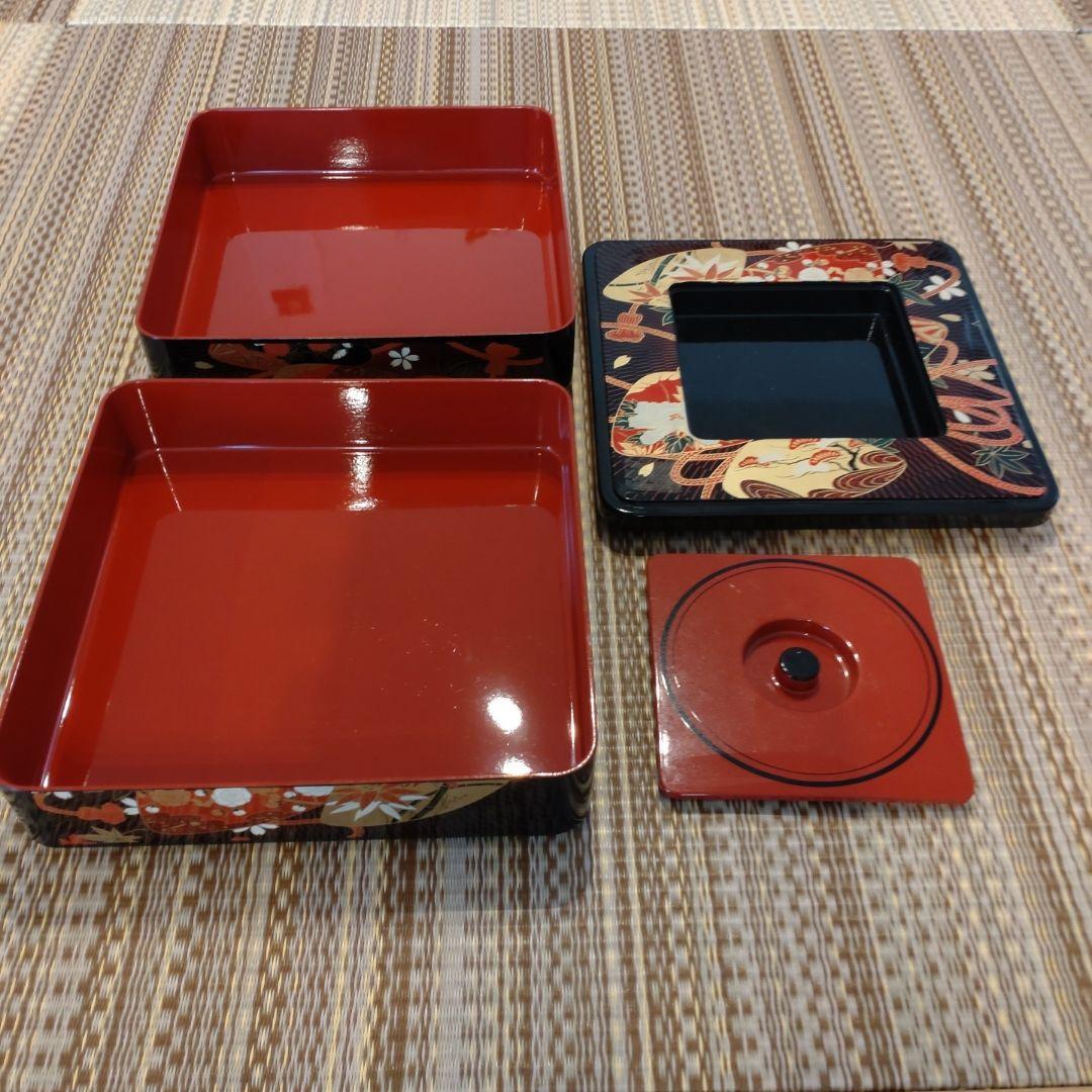 和食器、お弁当箱　重箱　２段