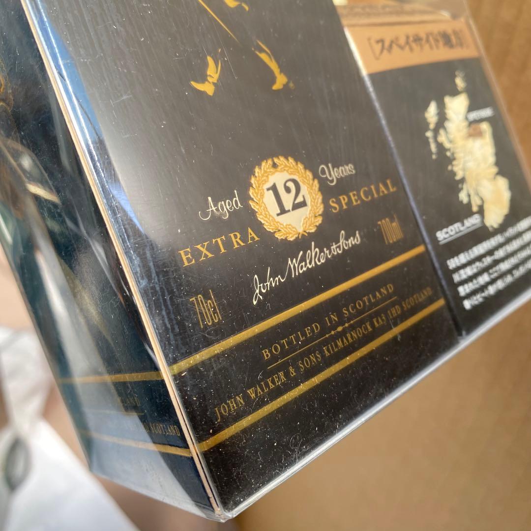 ◆古酒　ジョニーウォーカー１２年　スコッチウイスキーブラックラベル　３セット