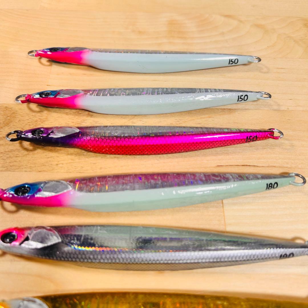 ジャッカル バンブルズジグ スロー 150g 180g 200g 計8本セット