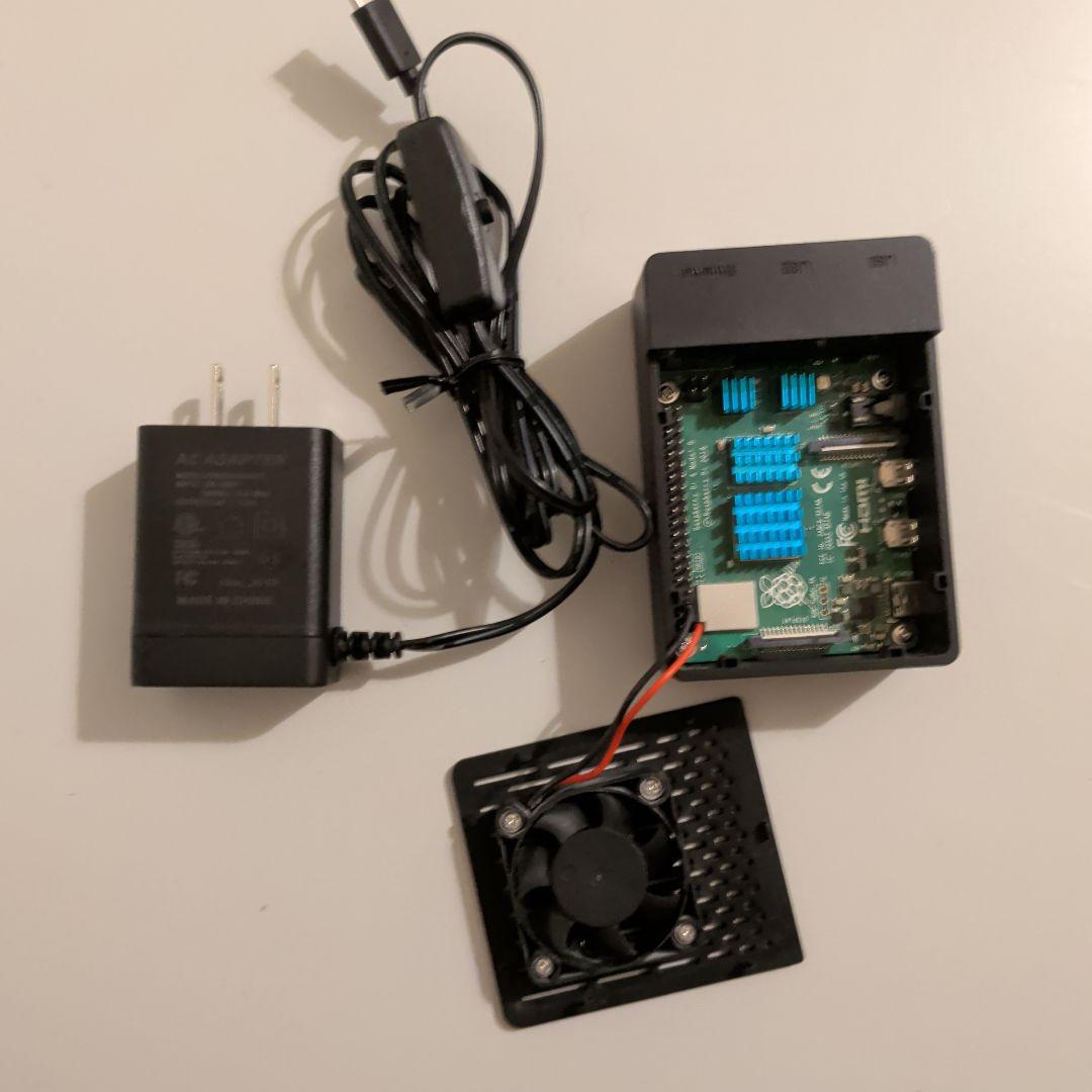 Raspberry PI 4 8GB GeekPi ケース ファン 電源 セット