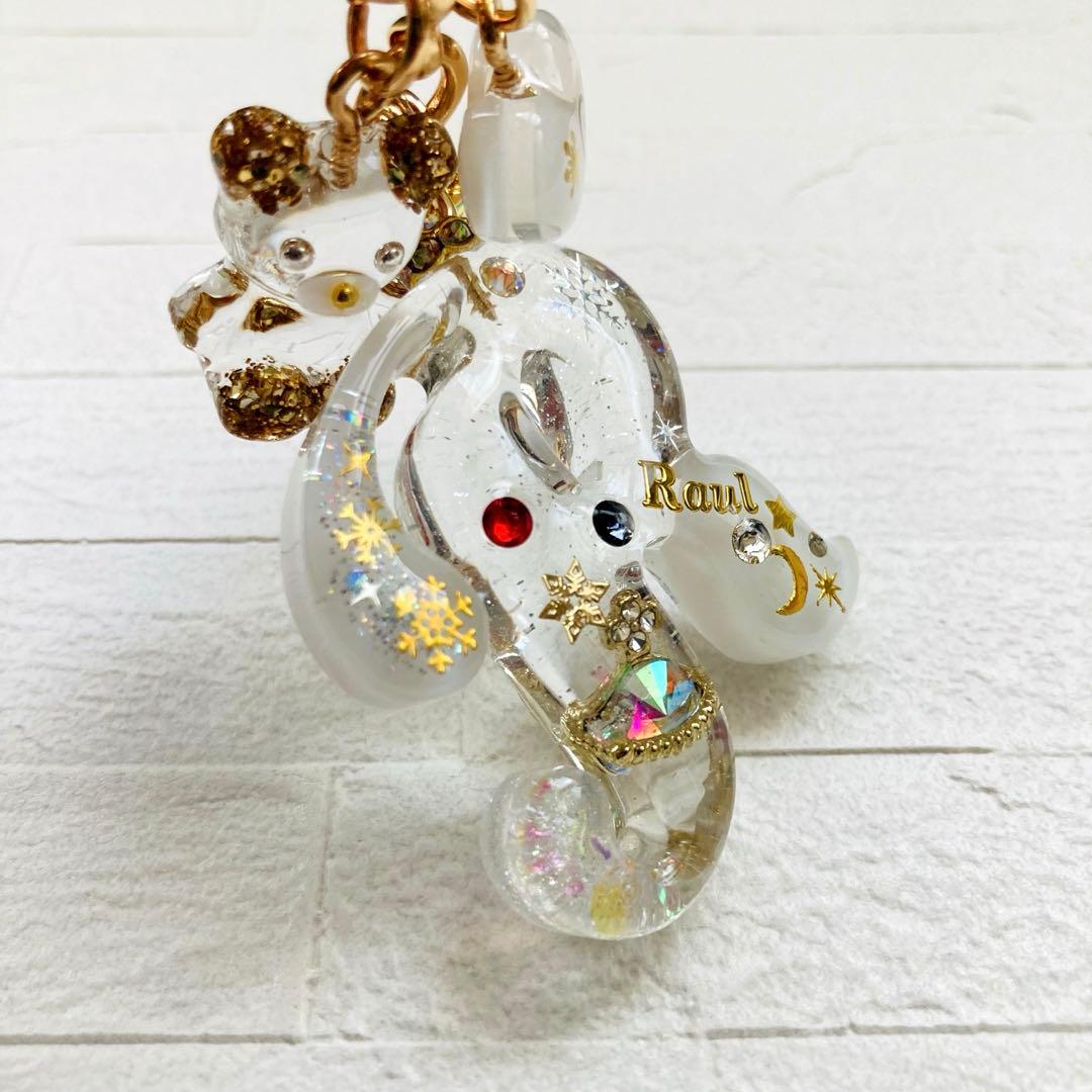 タカママページ　Man名入れレジンキーホルダーバッグチャーム