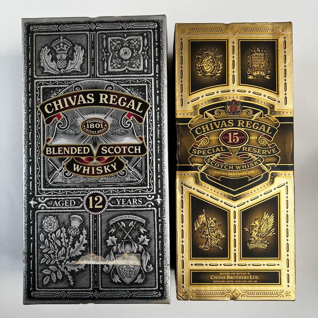 シーバスリーガル 15年 750ml ・12年 1140ml 【2本セット】