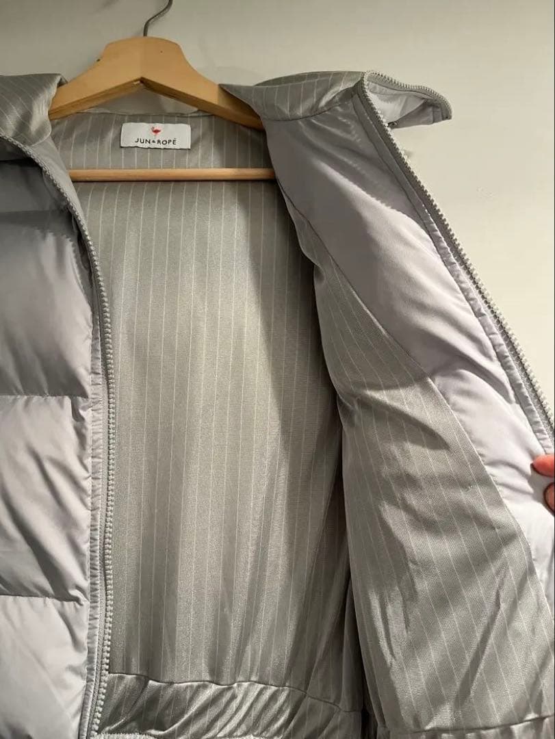 JUN&ROPE グレー ダウンジャケット