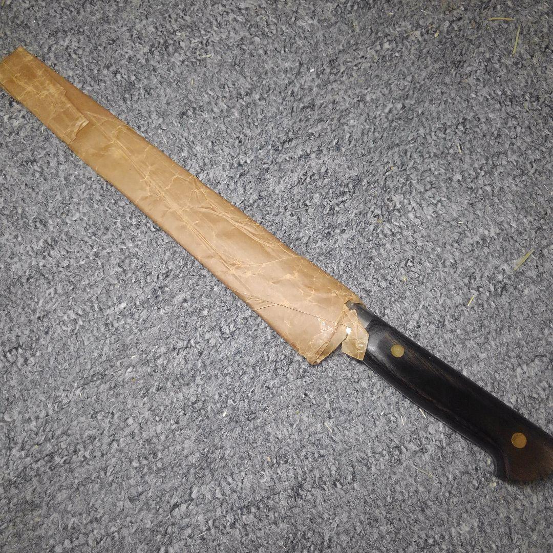 ONo.809　中古　堺芳次　ハム切り包丁(スライスに特化した包丁/ナイフです)