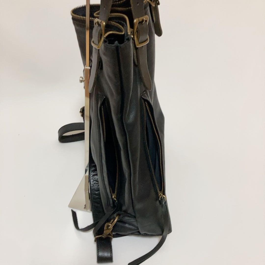 Less レス ホースレザー 3WAY トート リュック Lサイズ 黒