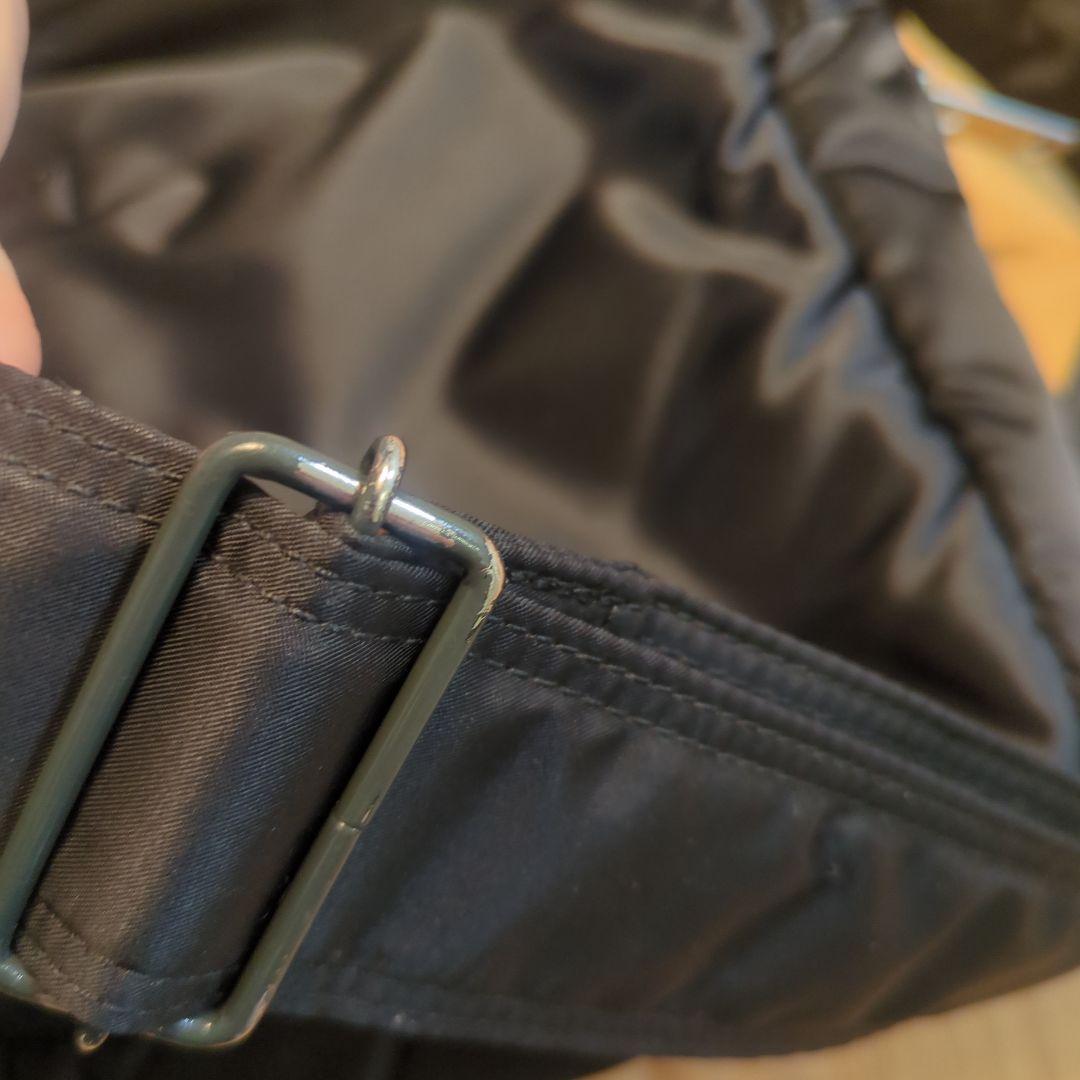 【廃盤】ポーター　PORTER タンカー　ブラック ショルダーバッグ　やや大きめ