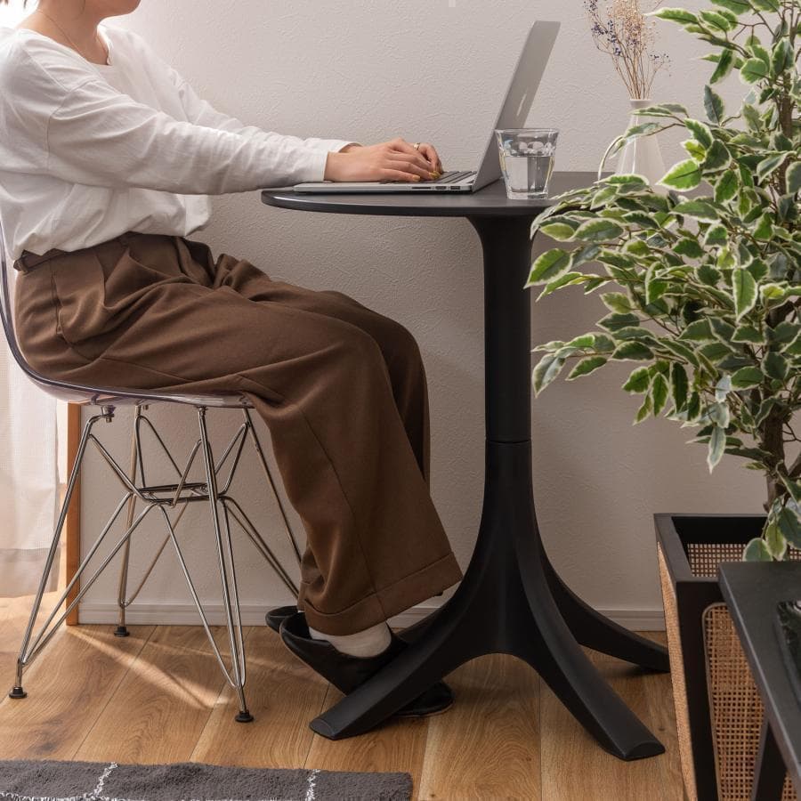 東谷 カフェテーブル CL-490BK 481