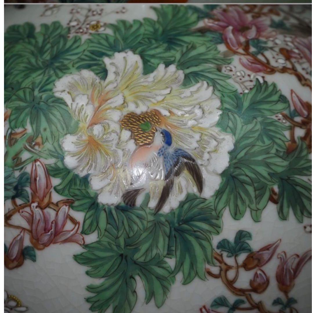 送料無料　九谷焼名工　清水美山造 花瓶 本物保証