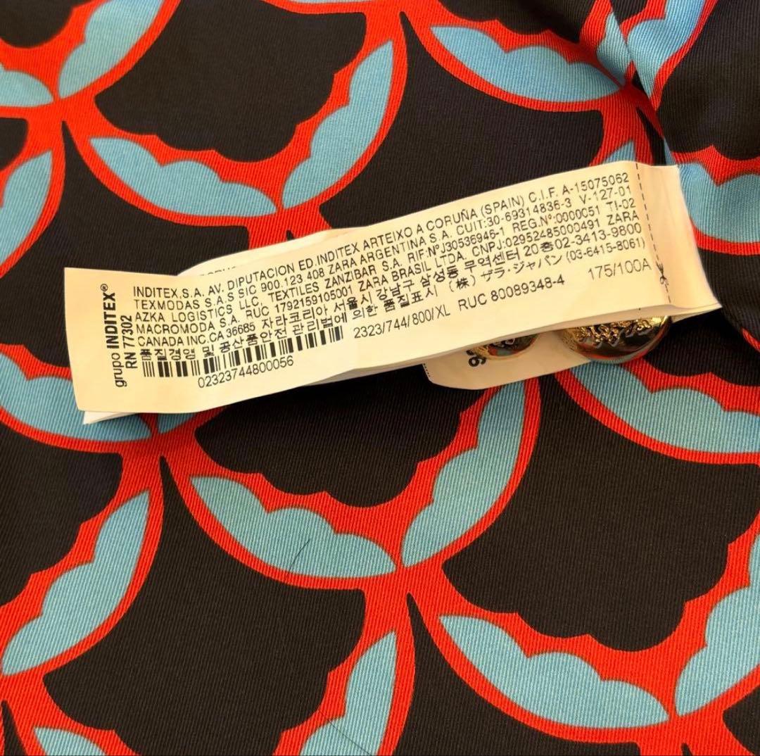 新品未使用　ZARA MANTECO ファー付ウールコート 黒 XL