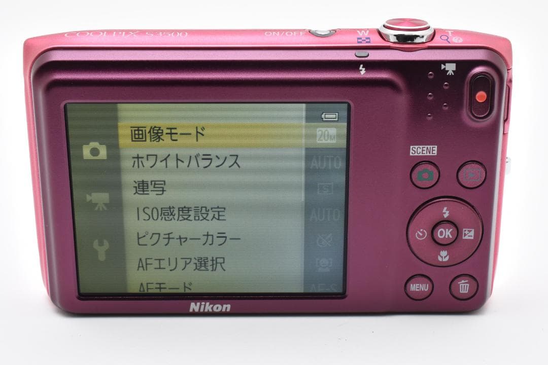 ■ 美品 ■ニコン　Nikon COOLPIX S3500 ストロベリーピンク