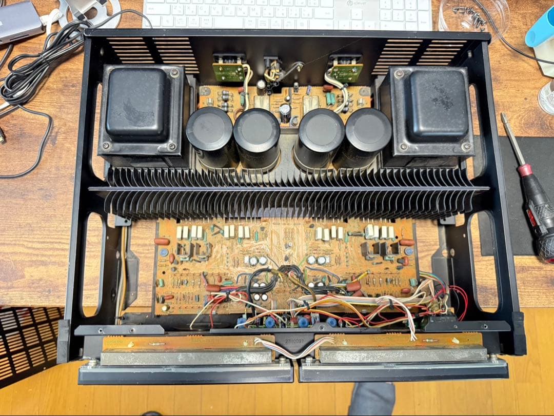 『美品』Onkyo M-506 パワーアンプ