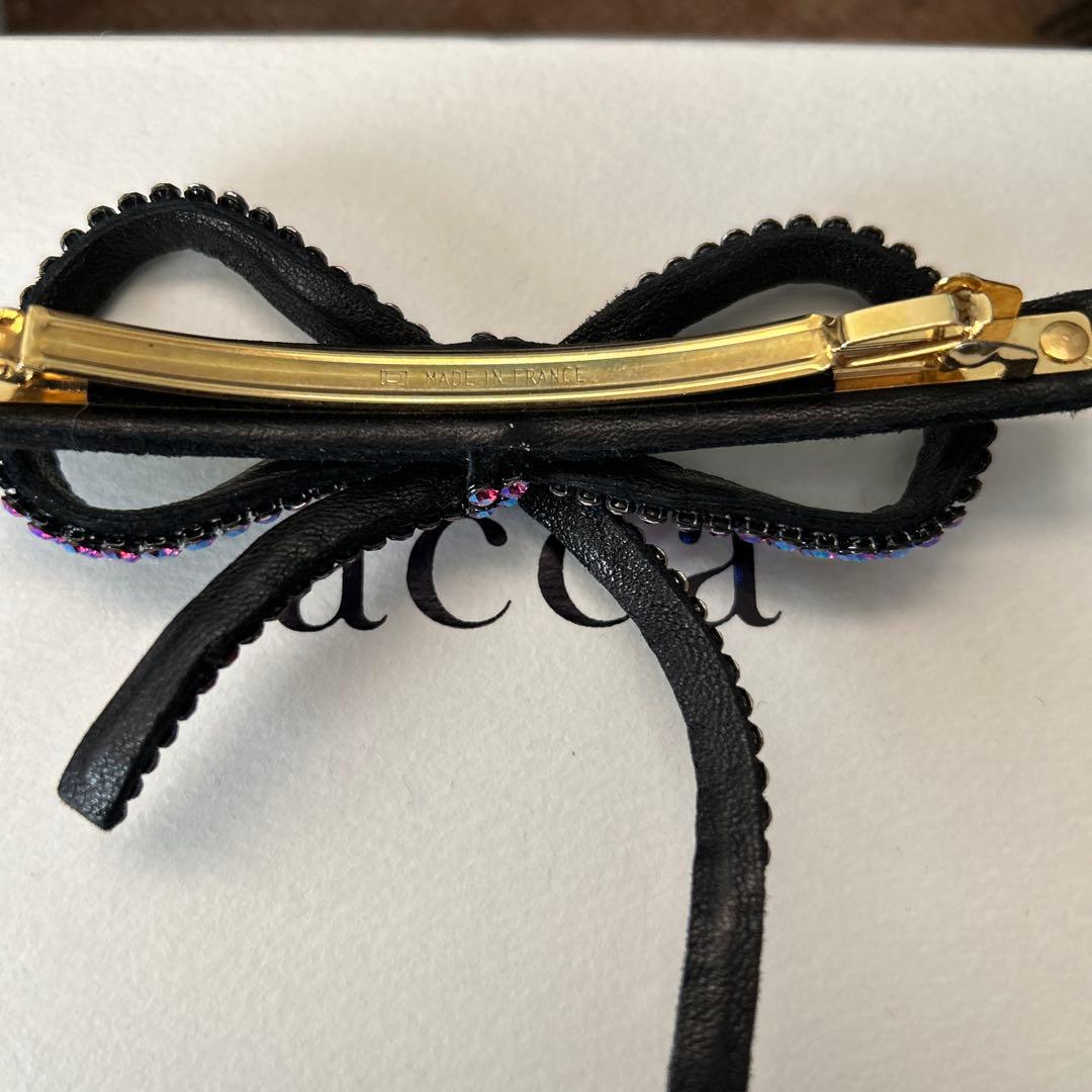 ACCA リボンバレッタアンジェラ　ピンク