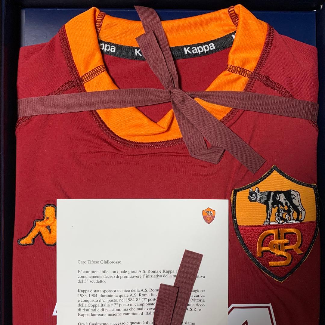 【シリアルナンバー入】ASローマ00-01さシーズン優勝記念ユニフォーム