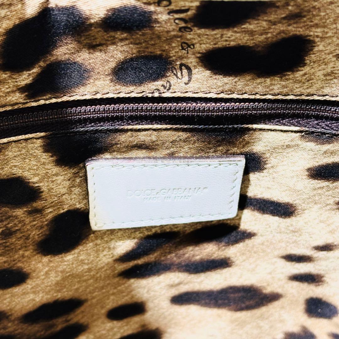 ✨極美品✨DOLCE&GABBANA ラフィアバッグ　カゴバッグ レース ロゴ