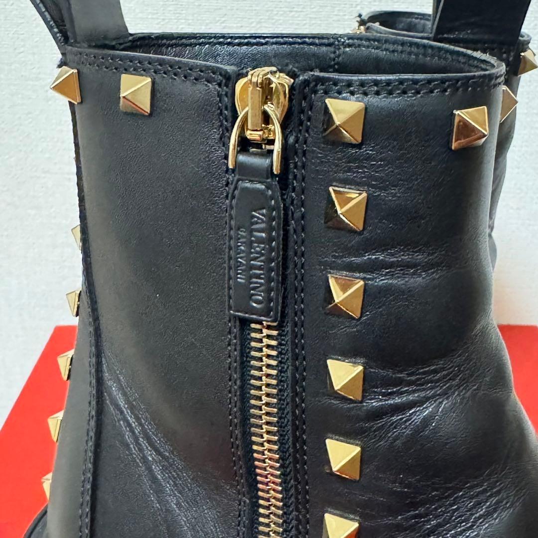 valentino ヴァレンティノ　ロックスタッズブーツ　厚底　36
