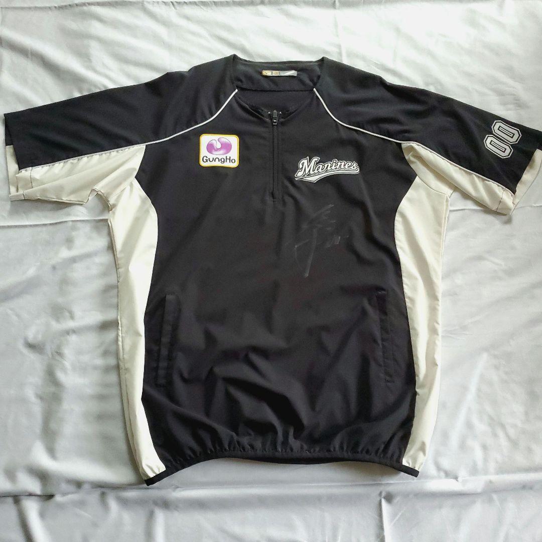 ロッテ　ユニフォーム　サイン　鳥谷　選手着用　千葉 ロッテマリーンズ　プロ野球