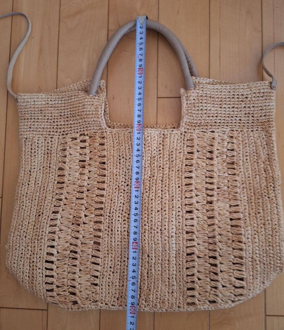 A POINT ETC★アポワンウテセ★ラフィア★かごバッグ