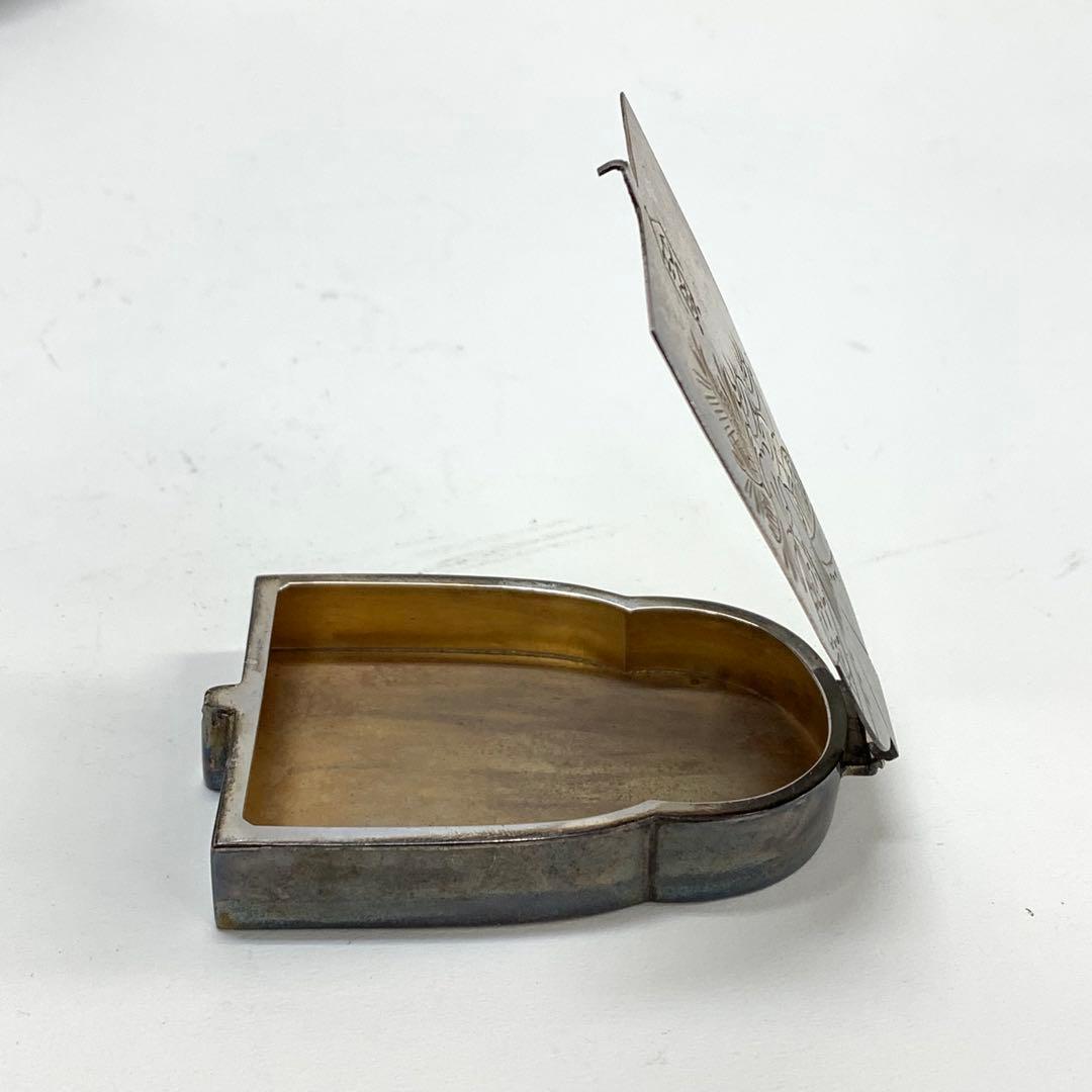 蓋付き楊枝入れ 生駒時計店 生駒製銀製 1932年 5月 戦前