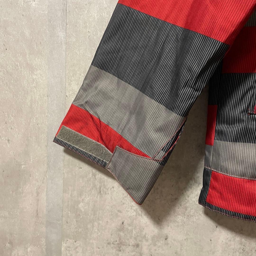 Burtonバートンスキーウェアスノーボードジャケットパーカー灰色グレー赤レッド