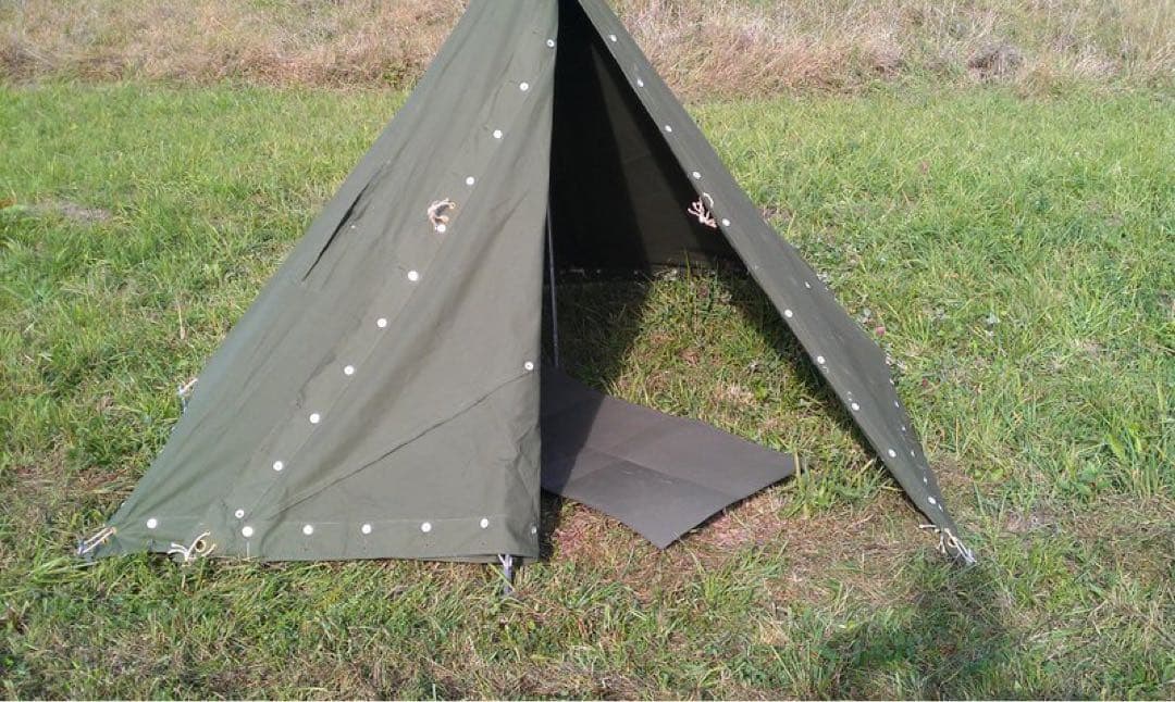 【軍幕屋】￼Ｂ級品★特価★希少★ノルウェー軍テント★ビンテージ★軍余剰品★4枚組