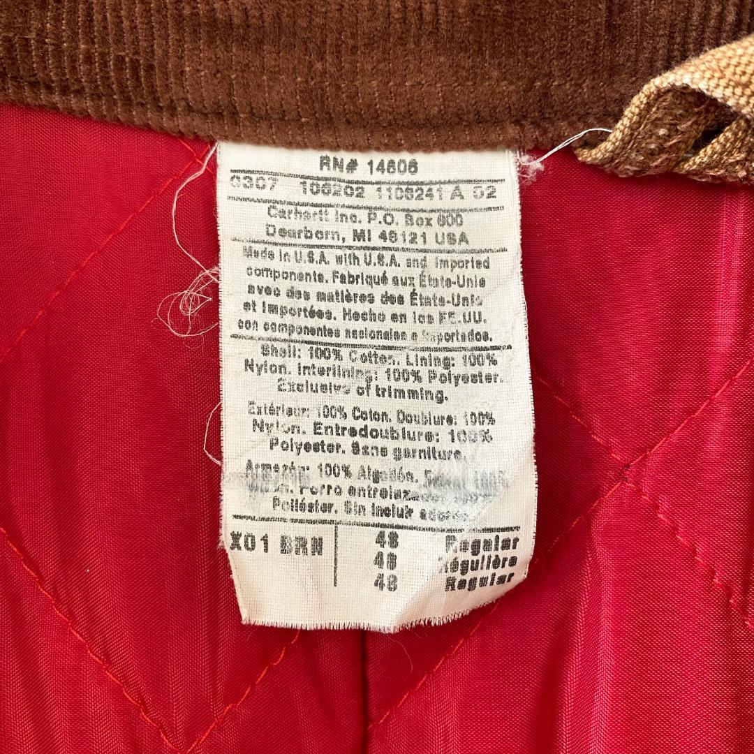 USA製 Carhartt カーハート ダック オールインワン ツナギ 48