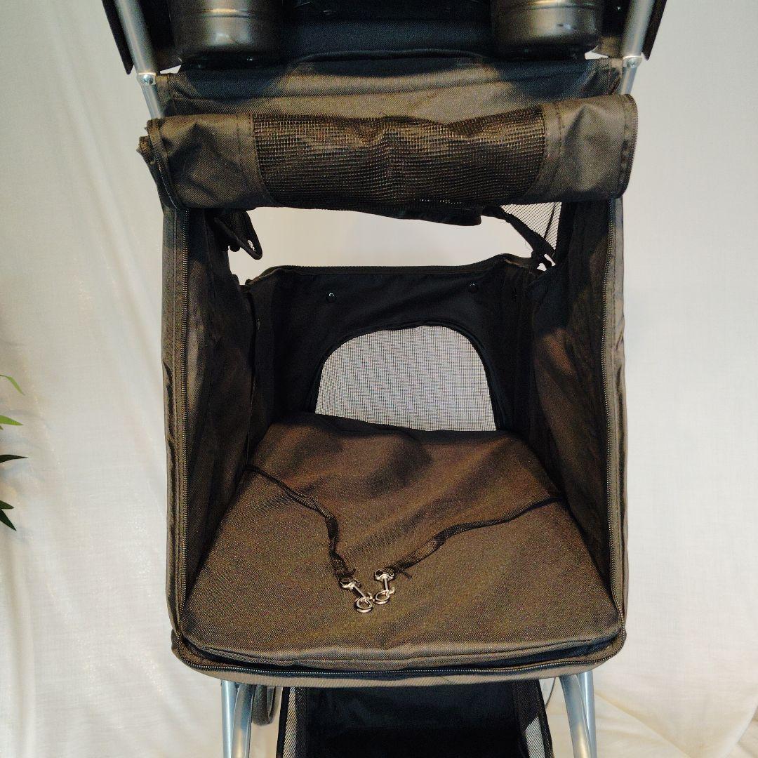 ペットカート ブラック メッシュ