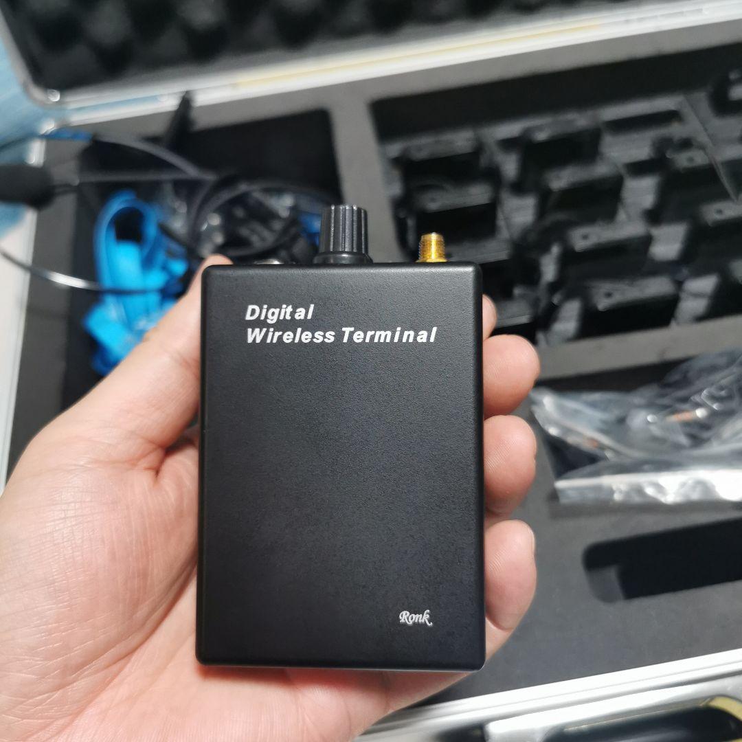 デジタルワイヤレスガイドシステム送信機 Ronk RG2401SV 15子機付き
