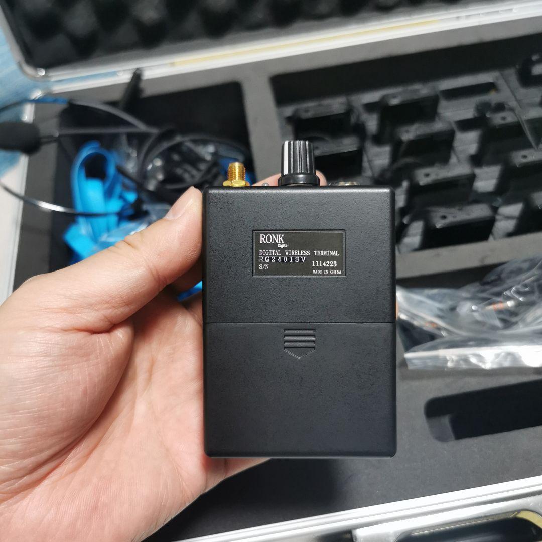 デジタルワイヤレスガイドシステム送信機 Ronk RG2401SV 15子機付き
