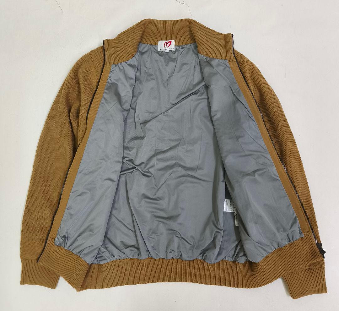 【MASTER BUNNY】ゴルフニットジップジャケットブラウンXL寸p38