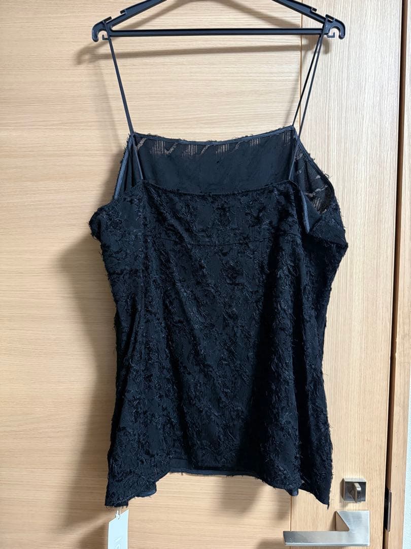 ICB ハンドトゥースジャガード キャミブラウス　42