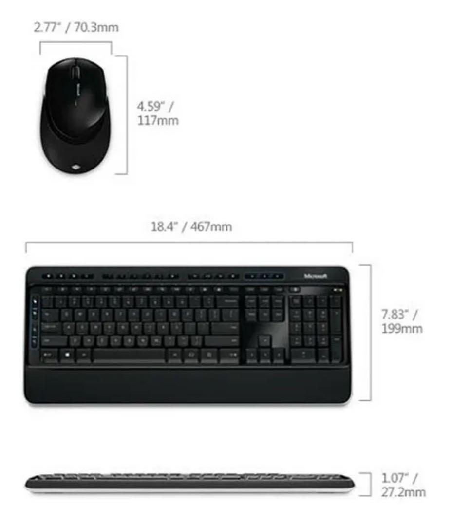 マイクロソフト ワイヤレス デスクトップ 3050 PP3-00028