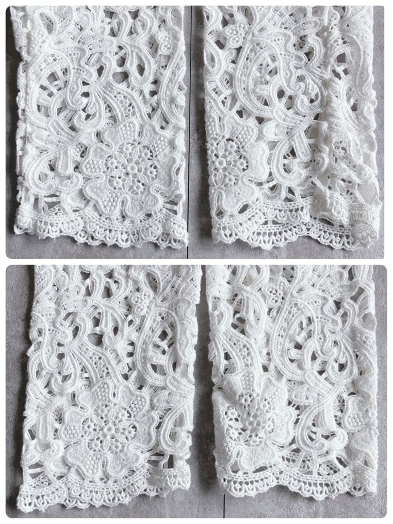 【極美品】TOMORROWLAND collection レーストップス　白　S