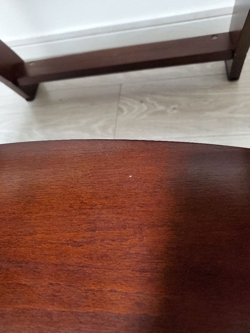 ビヨンドジュニアハイチェア マホガニー/クリームホワイト