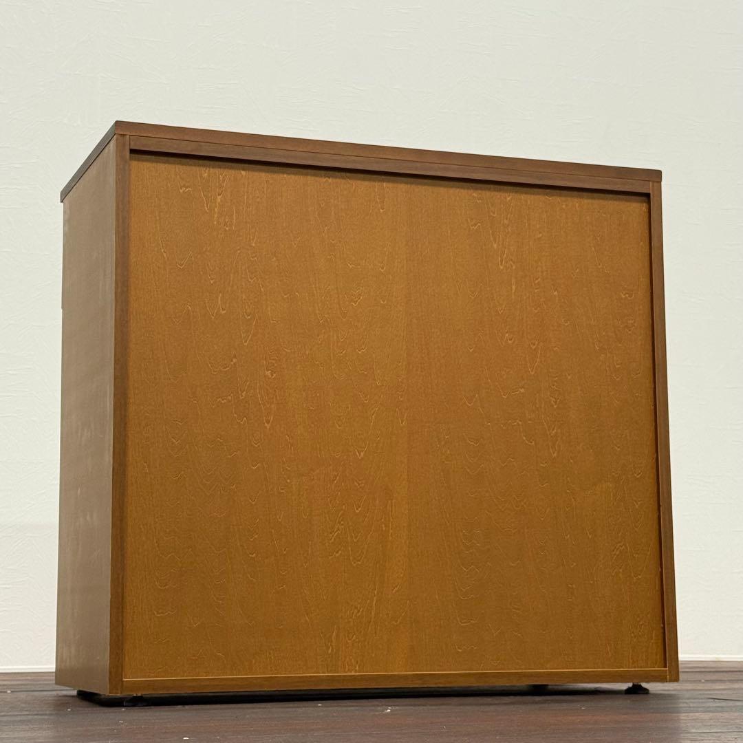 H110K35a 無印良品 MUJI 4段チェスト バーチ材