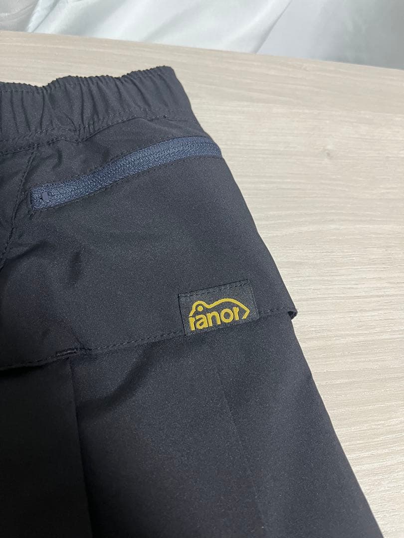 美品 ranor ラナー ランニングプリーツスカート S ブラック トレラン