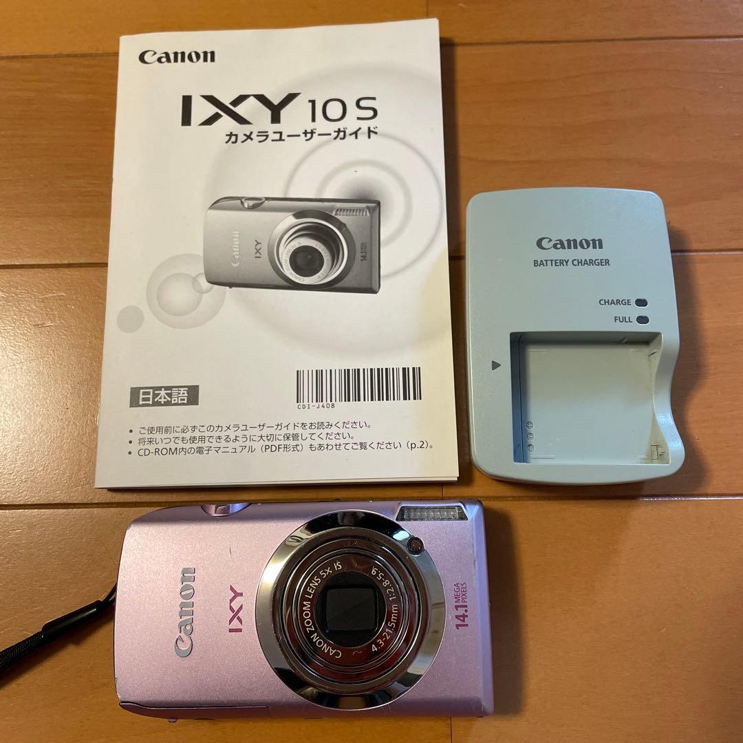 Canon IXY 10S ピンク 本体と付属品