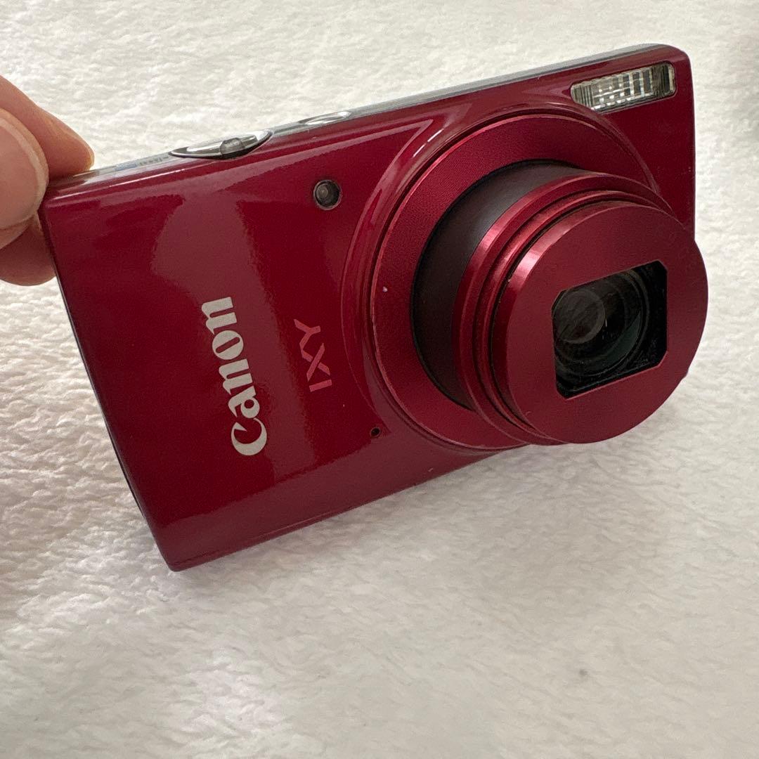 Canon IXY 190　レッド　赤　デジカメ　キャノン　エモい　平成