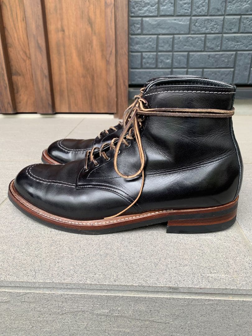 お値下げ　オールデン Alden インディーブーツ 401 ブラックカーフ