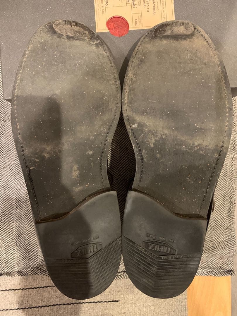 お値下げ　オールデン Alden インディーブーツ 401 ブラックカーフ