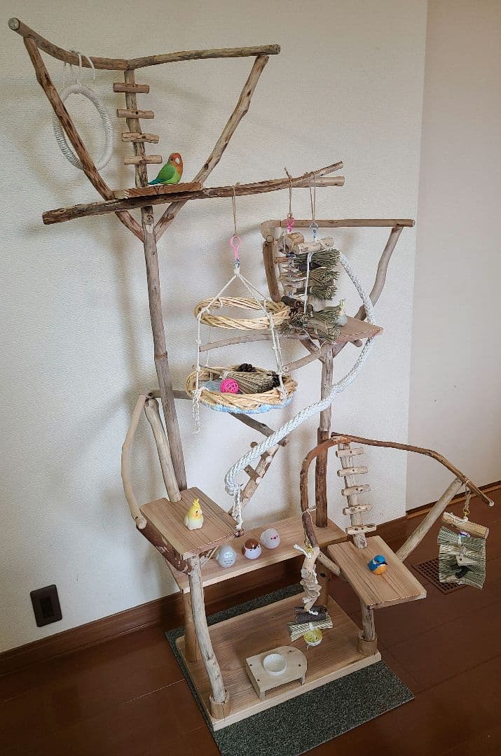 ⑧Mオーダー　バードアスレチック　流木　ハンドメイド