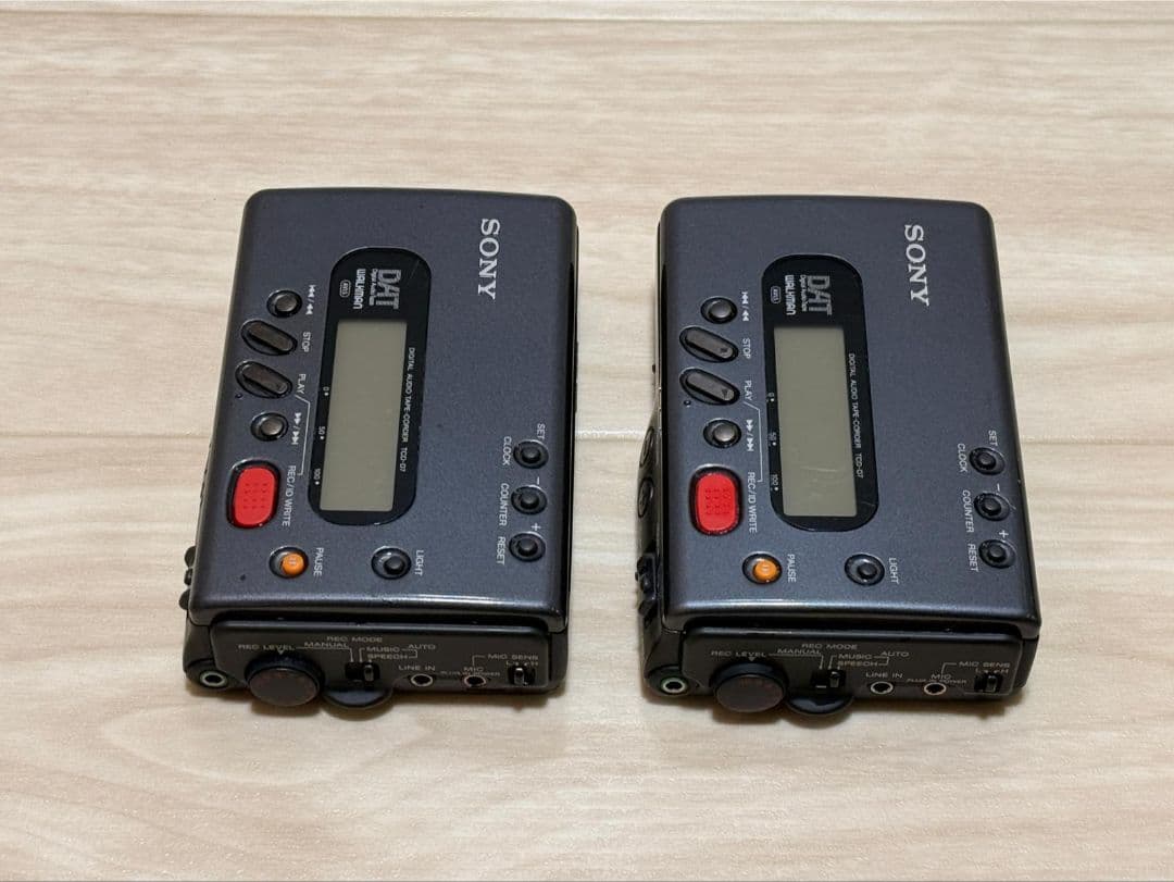 SONY DAT デジタルオーディオテーププレーヤー 2台セットTCD-D7
