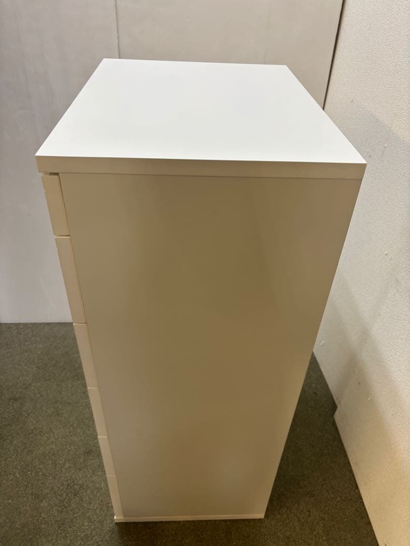 6段チェスト　ホワイト色