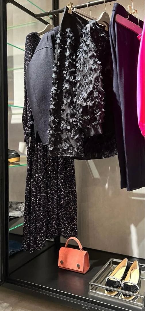 新品未使用　DRAWER カットジャカードブラウス