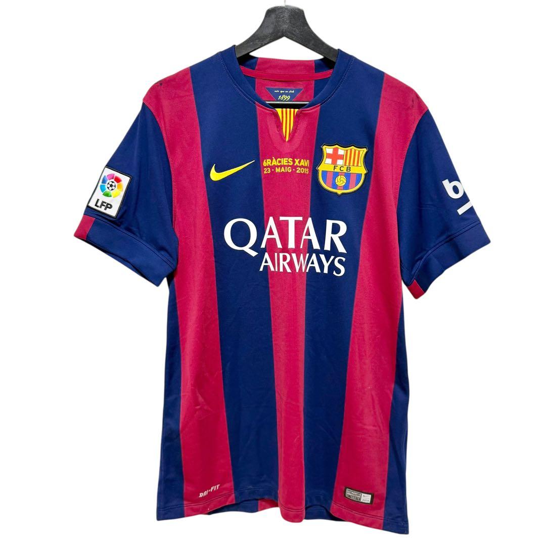 【希少】FCバルセロナ ユニフォーム シャビ引退記念バッチ付
