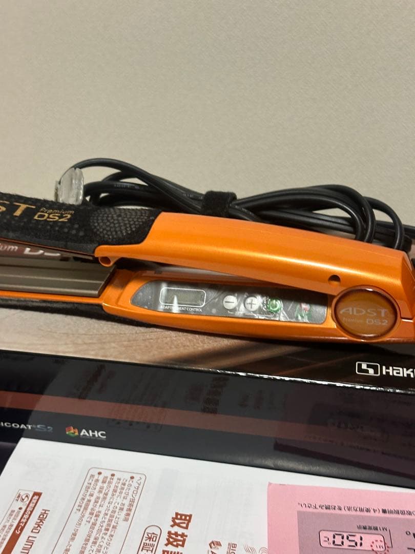 ADST DS2 ストレートヘアアイロン 25mm オレンジ