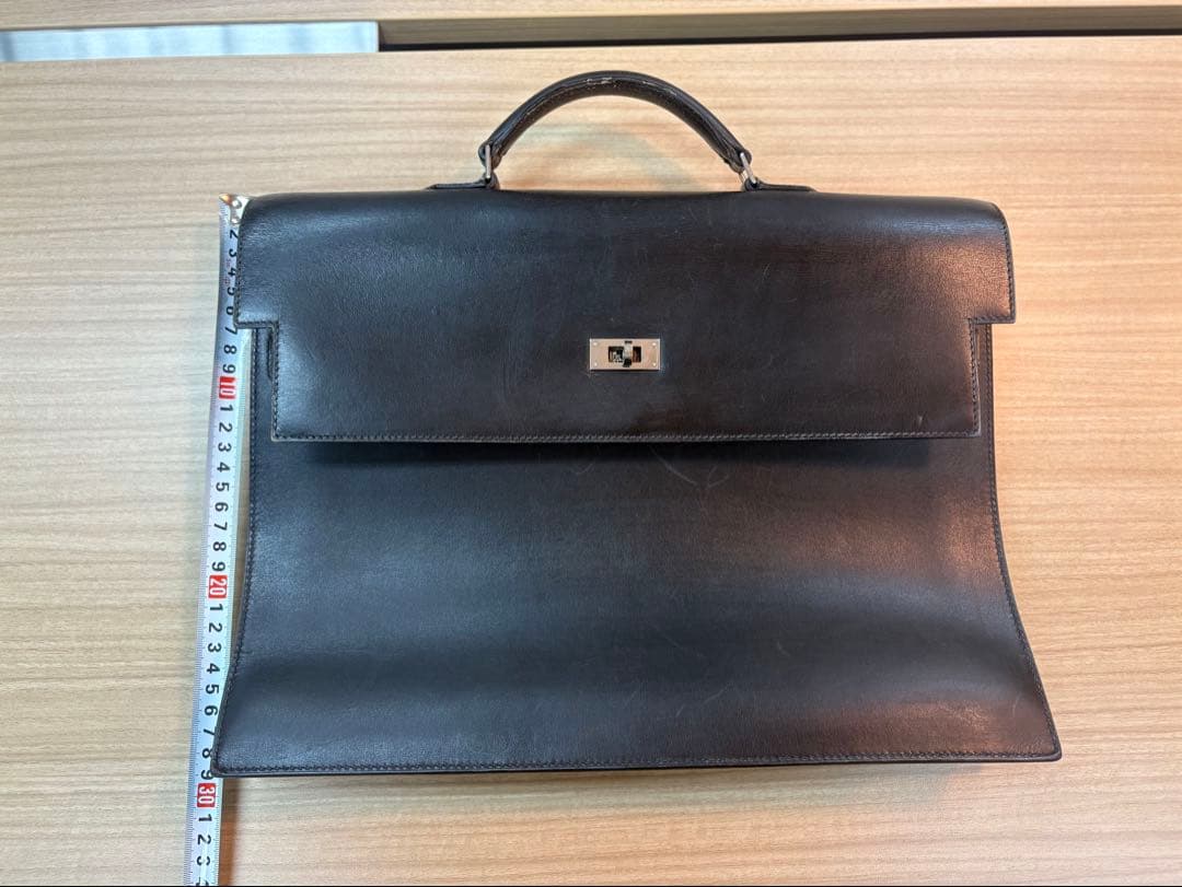 上*司様 エルメス　レザー ビジネスバッグ