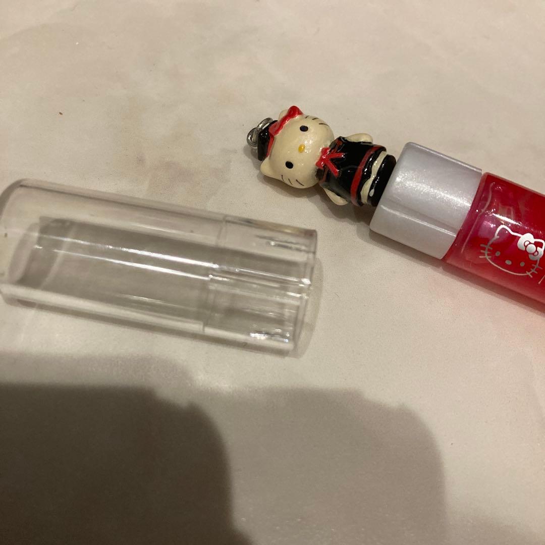 レトロ《2002年 ハローキティ リップグロス》当時物 コスメ☆レッド
