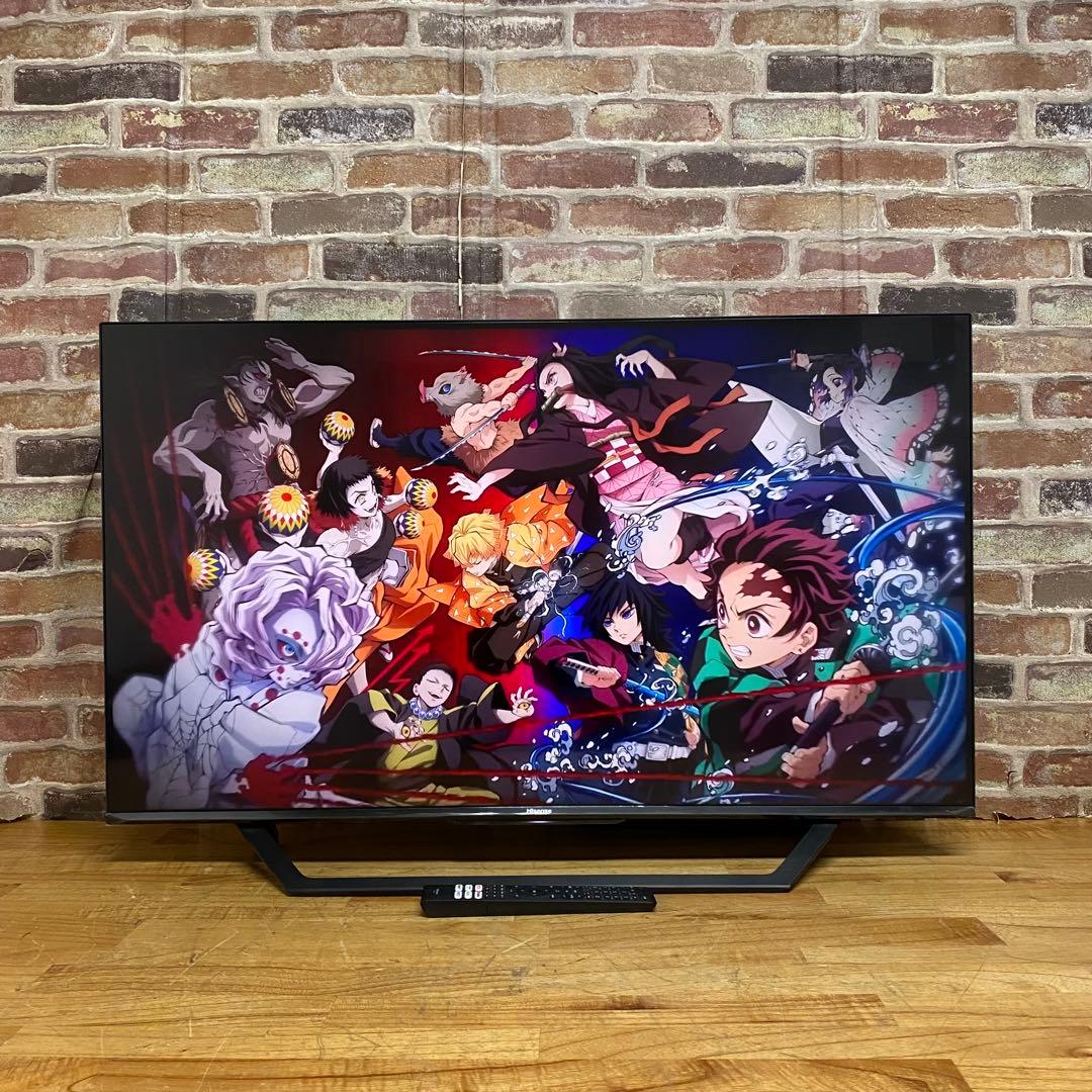 ハイセンス 43V型 4K 液晶テレビ 43U7F スマートテレビ 動画アプリ○