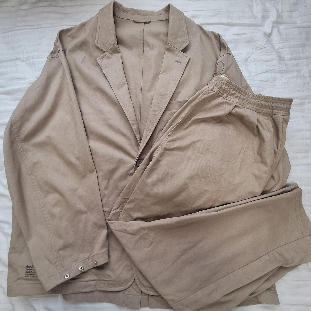 美品　FreshService フレッシュサービス セットアップ ベージュ